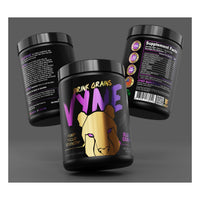 VYNE Blue Grape pre-workout tub — 5g creatine, 350mg caffeine per scoop
